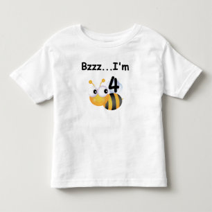 Buzz Bumblebee 4e födelsedagen T-shirts och presen