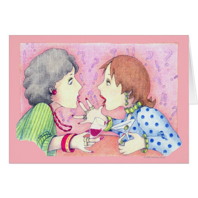 Buzz-kort Hälsningskort (Framsidan Horizontal)