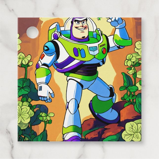 Buzz Lightyear: En botanisk upptäckt Gåvor Etiketter (Framsida)