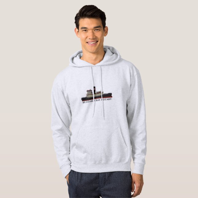 Buzzards Bay Tugboat Hoodie (Hel framsida)