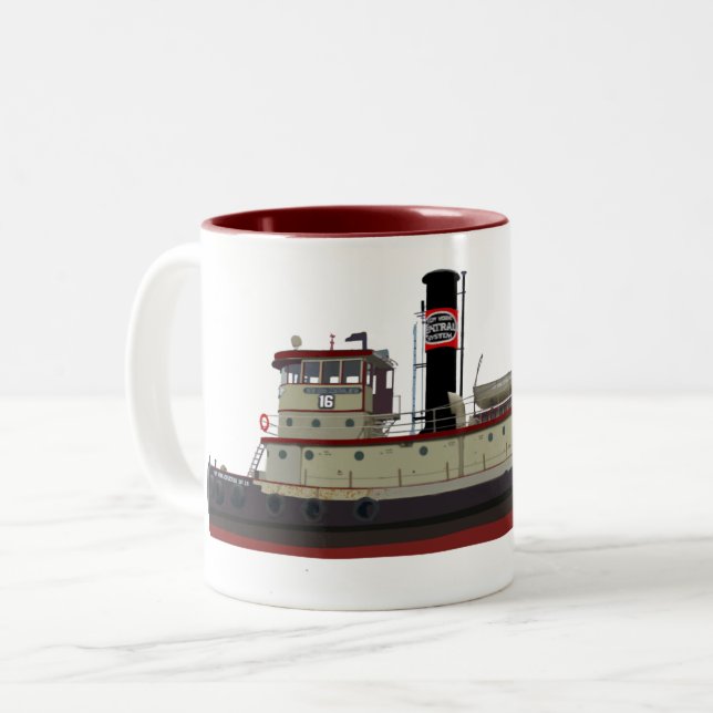 Buzzards Bay Tugboat Mugg (Framsida vänster)