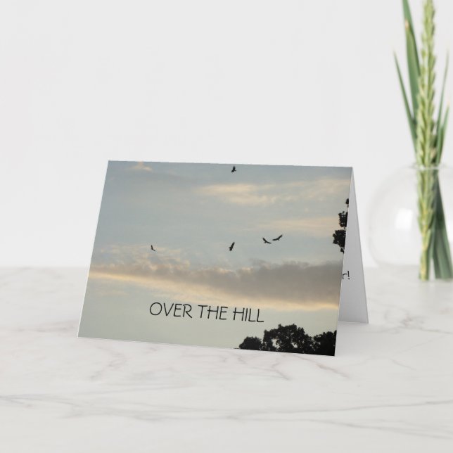 Buzzards & Evening Himmel, över BACKE Kort (Framsida)