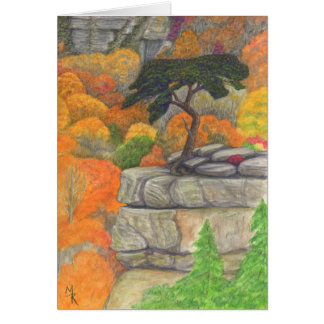 Buzzards Roost - Fall Bäck Falls State Park Hälsningskort