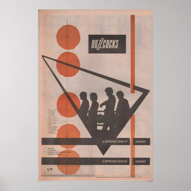BUZZCOCKS Affisch - 1979 original NME - en annan (Framsidan)