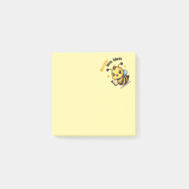 Buzzin' With Ideas Cute Bee Notes Post-it Block