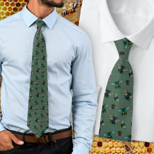 Buzzing Bees Naturalist Dark Green Slips