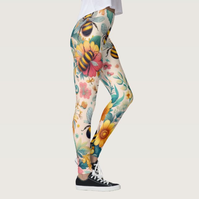 Buzzing Blooms Leggings (Höger)