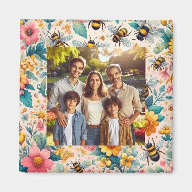 Buzzing Blooms Magnet (Framsidan)