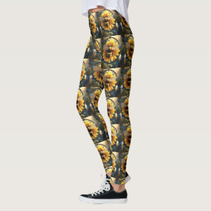 "Buzzing Dreams: Sunsun Bee Dreamcatcher" Leggings