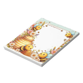Buzzing honey Bee Anteckningsblock