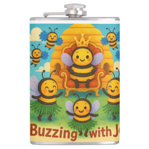 Buzzing with Joy - Cute Bee Kingdom Firande Fickplunta