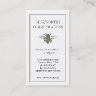Buzzworthy visitkort