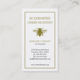 Buzzworthy visitkort