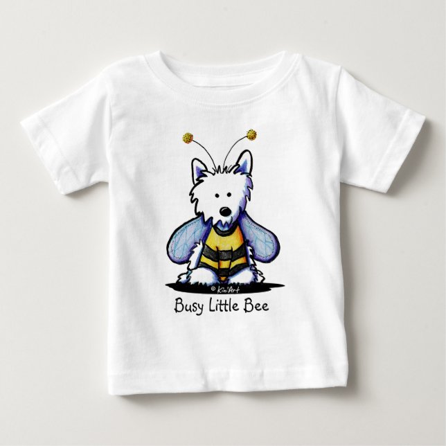 Buzzy Bee Westie T-shirt (Framsida)
