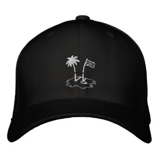 BVI RUGBY Black Embroided Baseball Cap Broderad Keps