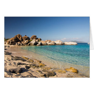 BVI, Virgin Gorda, The Baths nationalpark Hälsningskort