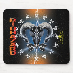 BW! BIOHAZARD VARNING! SKULL MUSMATTA