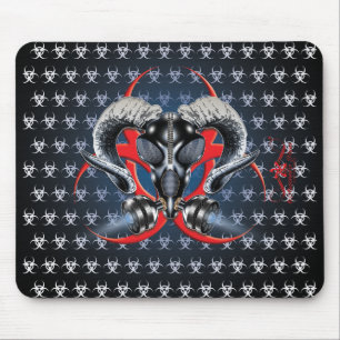 BW! BIOHAZARD VARNING! SKULL MUSMATTA