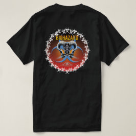 BW! BIOHAZARD VARNING! SKULL T SHIRT