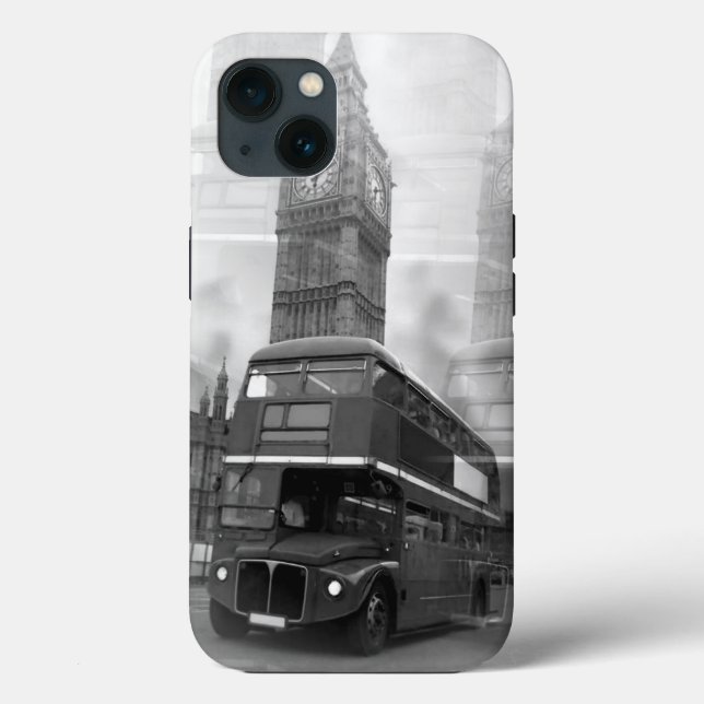 BW Black & White London Buss & Big Ben (Baksida)