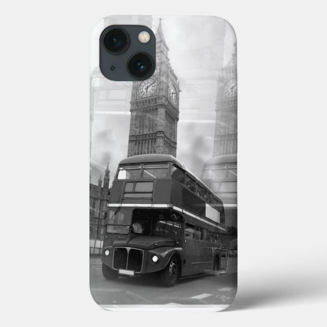 BW Black & White London Buss & Big Ben (Baksida)