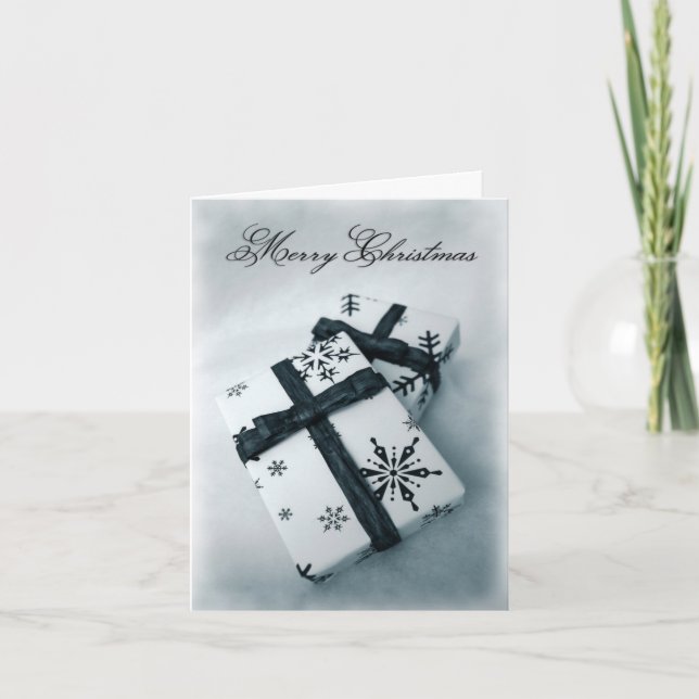 Bw-blått Helgkort (Framsida)