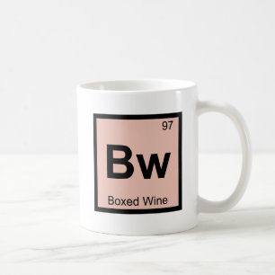 Bw - boxed Vin kemi Periodic Bord Kaffemugg