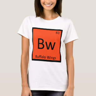Bw - Buffalo Vinge kemiskt återkommande Bord-symb Tee Shirt