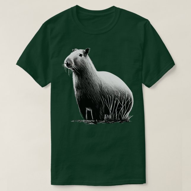 BW Capybara 1 T Shirt (Design framsida)