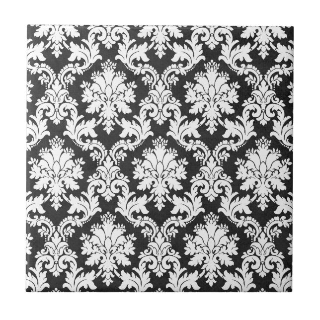 BW-DAMASK 3 KAKELPLATTA (Framsidan)