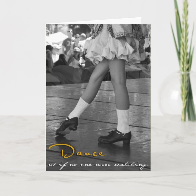 Bw-dans som, om ingen höll ögonen på kortet kort (Framsida)