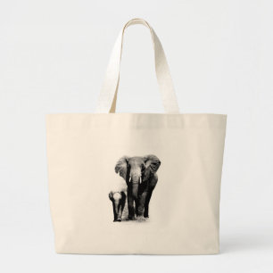 BW Elephant & Baby Elephant Jumbo Tygkasse