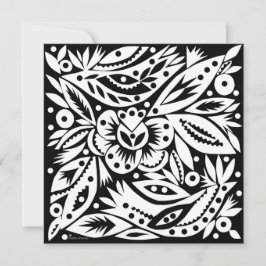 BW Fågelpapercut Card Kort