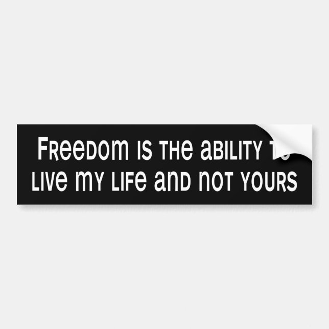 BW_freedom Bildekal (Framsidan)