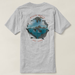 BW grundläggande T --GFNMS-logotyp på baksida Shirt