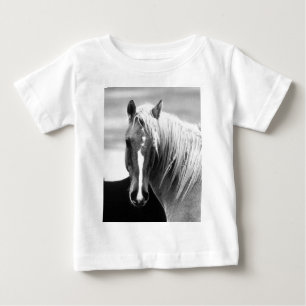 BW Horse Porträtt Tee