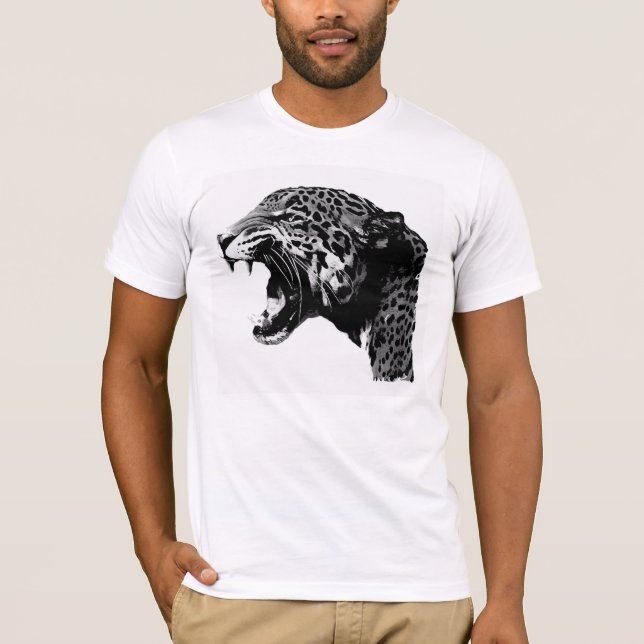 BW Jaguar T Shirt (Framsida)