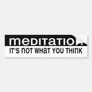 BW_meditation Bildekal