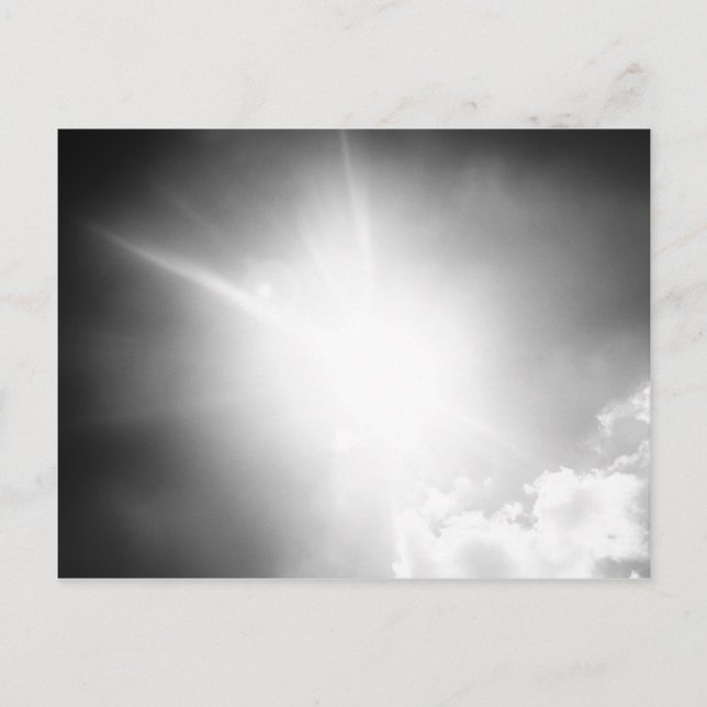 BW sol Vykort (Framsida)