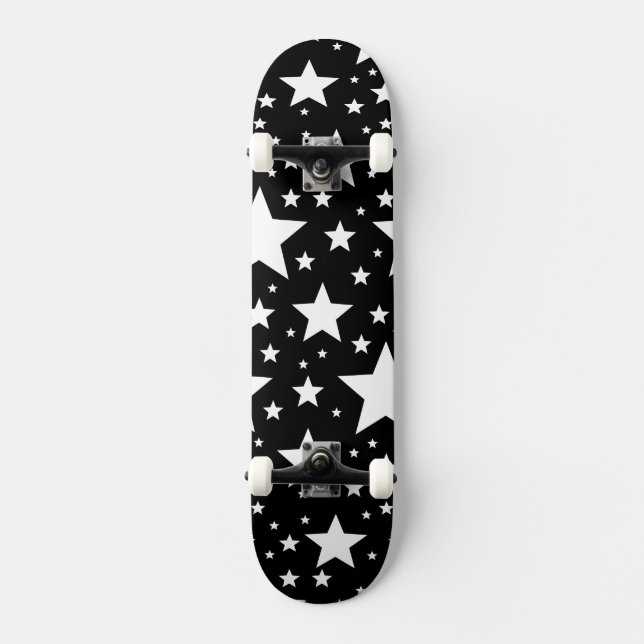 BW Stars Mini Skateboard Bräda 18,5 Cm (Framsida)