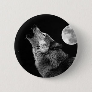 BW Varg Howling i Måne Knapp
