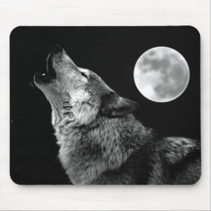 BW Varg Howling i Måne Musmatta