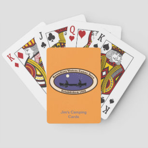 BWCA Emblem med kanoeister Spel Kort