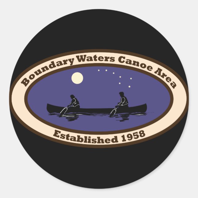 BWCA Emblem Runt Klistermärke (Framsida)