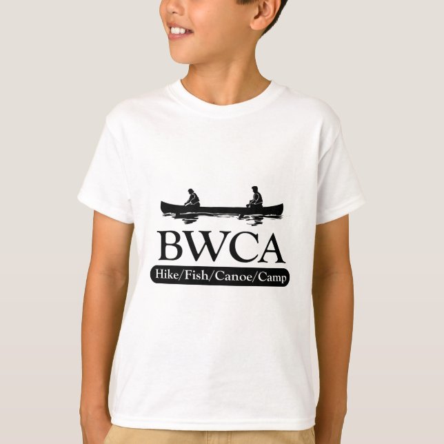 BWCA/Hike Fish Canoe Camp T Shirt (Framsida)