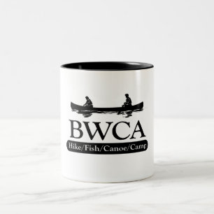 BWCA/Hike Fish Canoe Camp Två-Tonad Mugg