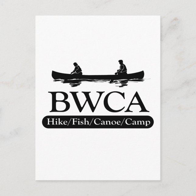 BWCA/Hike Fish Canoe Camp Vykort (Framsida)