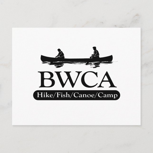 BWCA/Hike Fish Canoe Camp Vykort (Framsida)