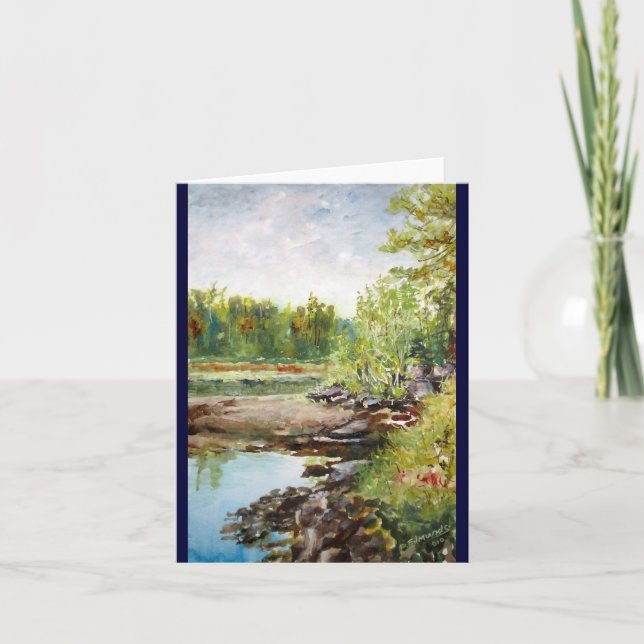 BWCA-Sjö två Notecard Kort (Framsida)