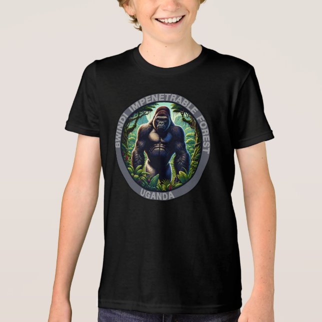Bwindi Impenetable Forest Uganda T Shirt (Framsida)
